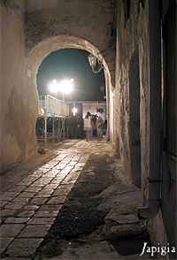 Particolare del centro di Felline