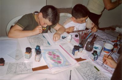 Corso di pittura su vetro