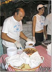 Uno dei tanti Stand gastronomici