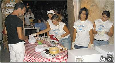Uno dei tanti Stand gastronomici
