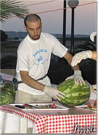Uno dei tanti Stand gastronomici