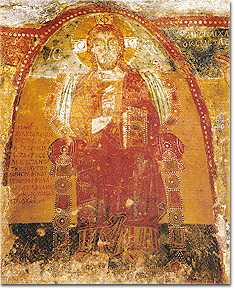 L'affresco nella cripta