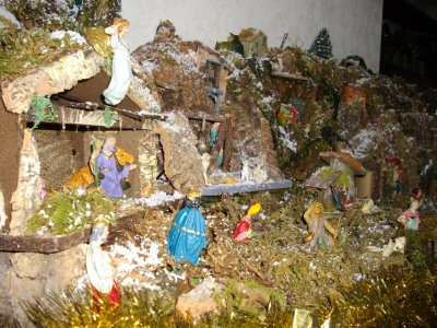 Presepe artistico privato