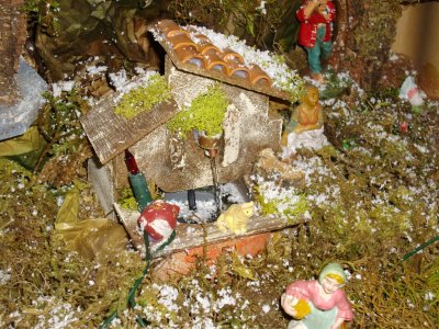 Presepe artistico privato