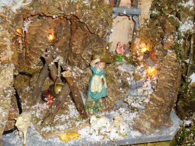 Presepe artistico privato