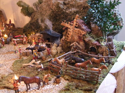 Presepe artistico fasanese centro storico