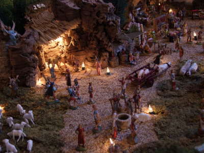 Presepe artistico fasanese centro storico