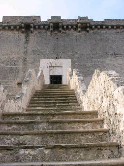 Torre dell'alto particolare scala di accesso