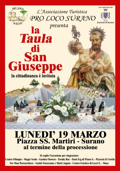 La Taula de San Giuseppe